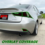 2014-2016 Lexus IS | Tail Light Cutout PreCut Tint Overlays