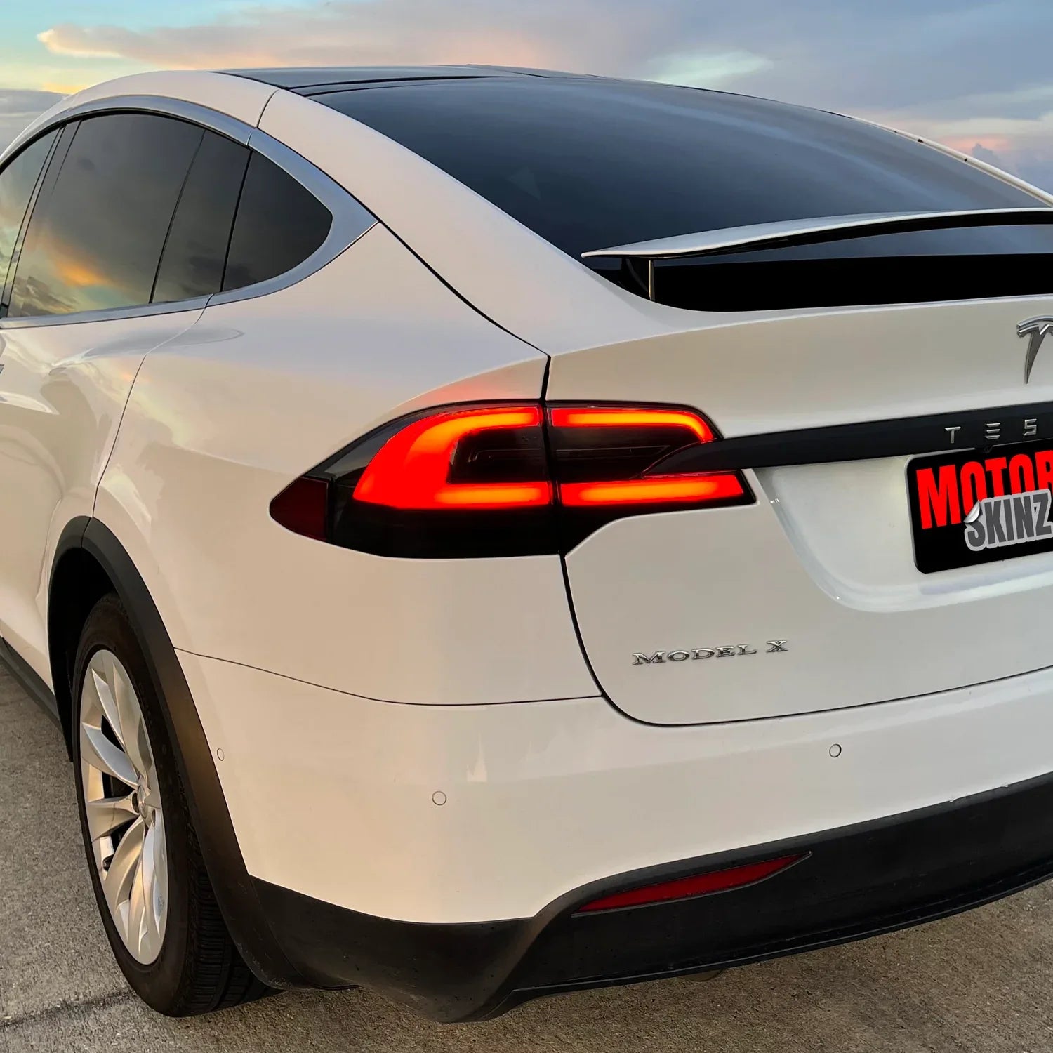 2016-2021 Tesla Model X | Tail Light Cutout PreCut Tint Overlays