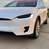 2016-2021 Tesla Model X | Fog Light Cutout PreCut Tint Overlays