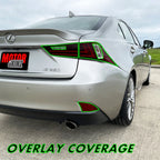 2014-2016 Lexus IS | Tail Light Cutout PreCut Tint Overlays