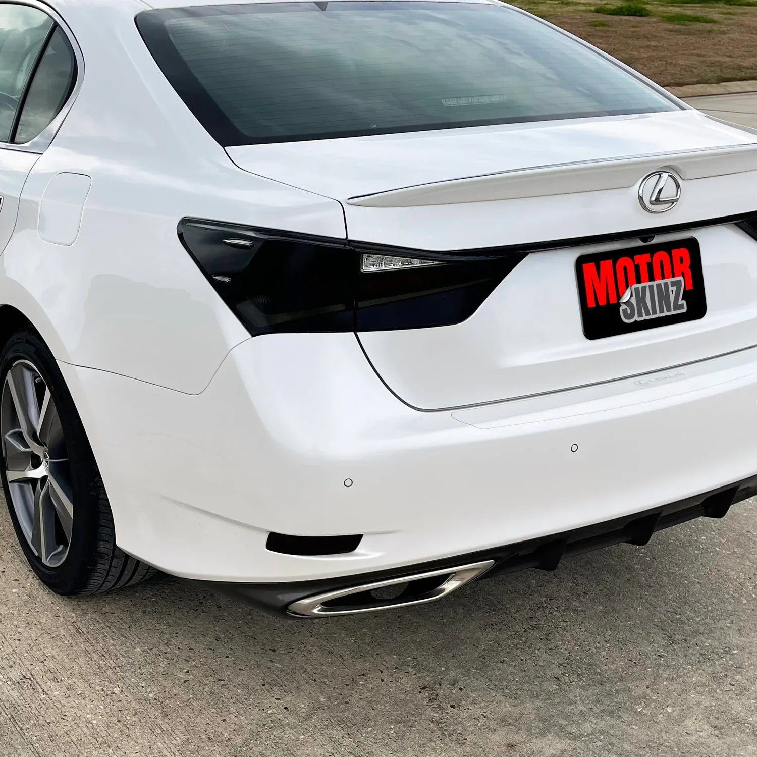 2016-2020 Lexus GS | Tail Light Cutout PreCut Tint Overlays