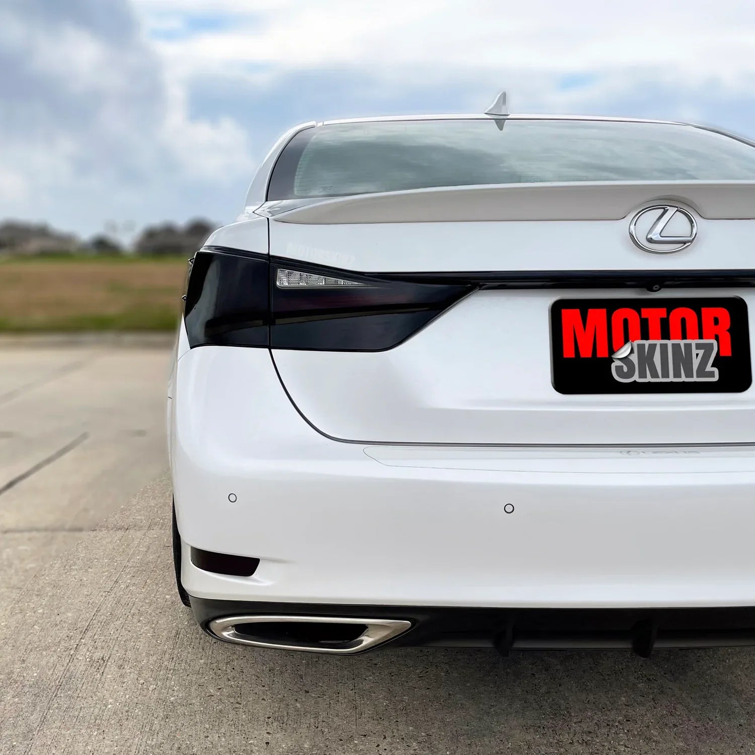 2016-2020 Lexus GS | Tail Light Cutout PreCut Tint Overlays
