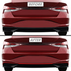 2021-2023 Hyundai Elantra | Rear Bumper Diffuser Pinstripe Accent PreCut Vinyl Wrap