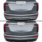 2020-2025 Cadillac XT6 | Rear Bumper Diffuser Trim Chrome Delete PreCut Vinyl Wrap