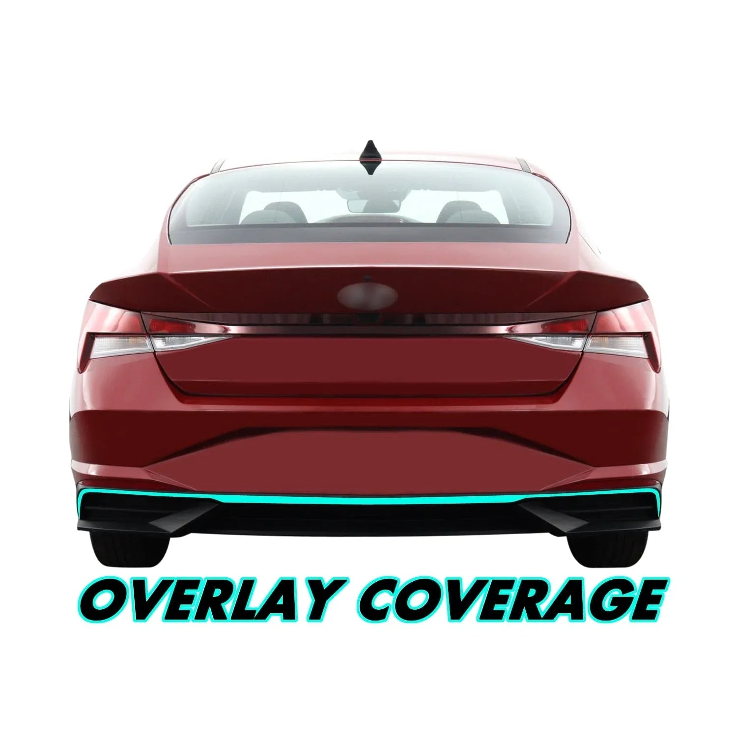 2021-2023 Hyundai Elantra | Rear Bumper Diffuser Pinstripe Accent PreCut Vinyl Wrap