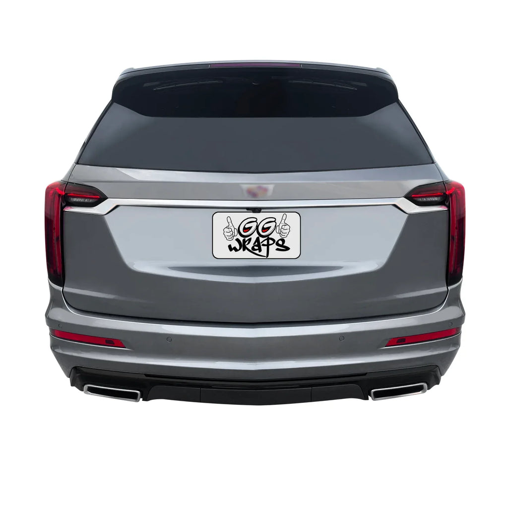 2020-2025 Cadillac XT6 | Rear Bumper Diffuser Trim Chrome Delete PreCut Vinyl Wrap