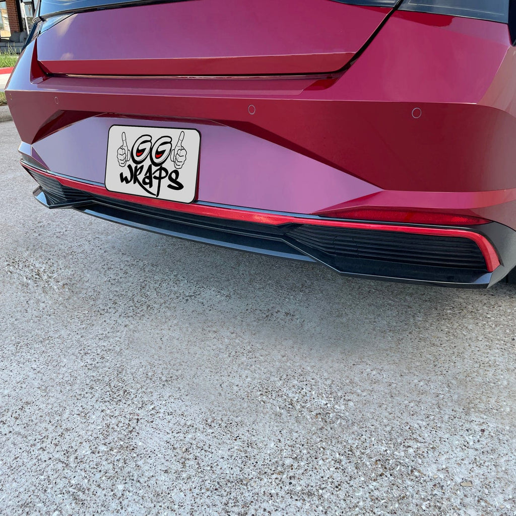 2021-2023 Hyundai Elantra | Rear Bumper Diffuser Pinstripe Accent PreCut Vinyl Wrap
