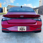 2021-2023 Hyundai Elantra | Rear Bumper Diffuser Pinstripe Accent PreCut Vinyl Wrap