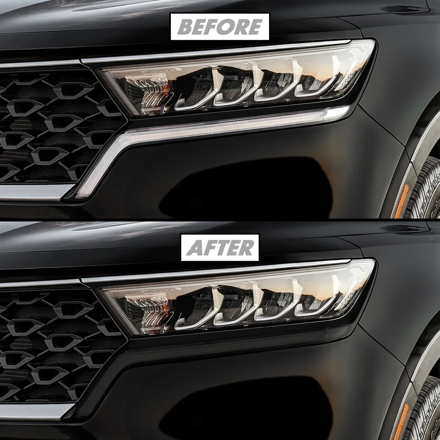 2021-2023 Kia Sorento | DRL PreCut Tint Overlays