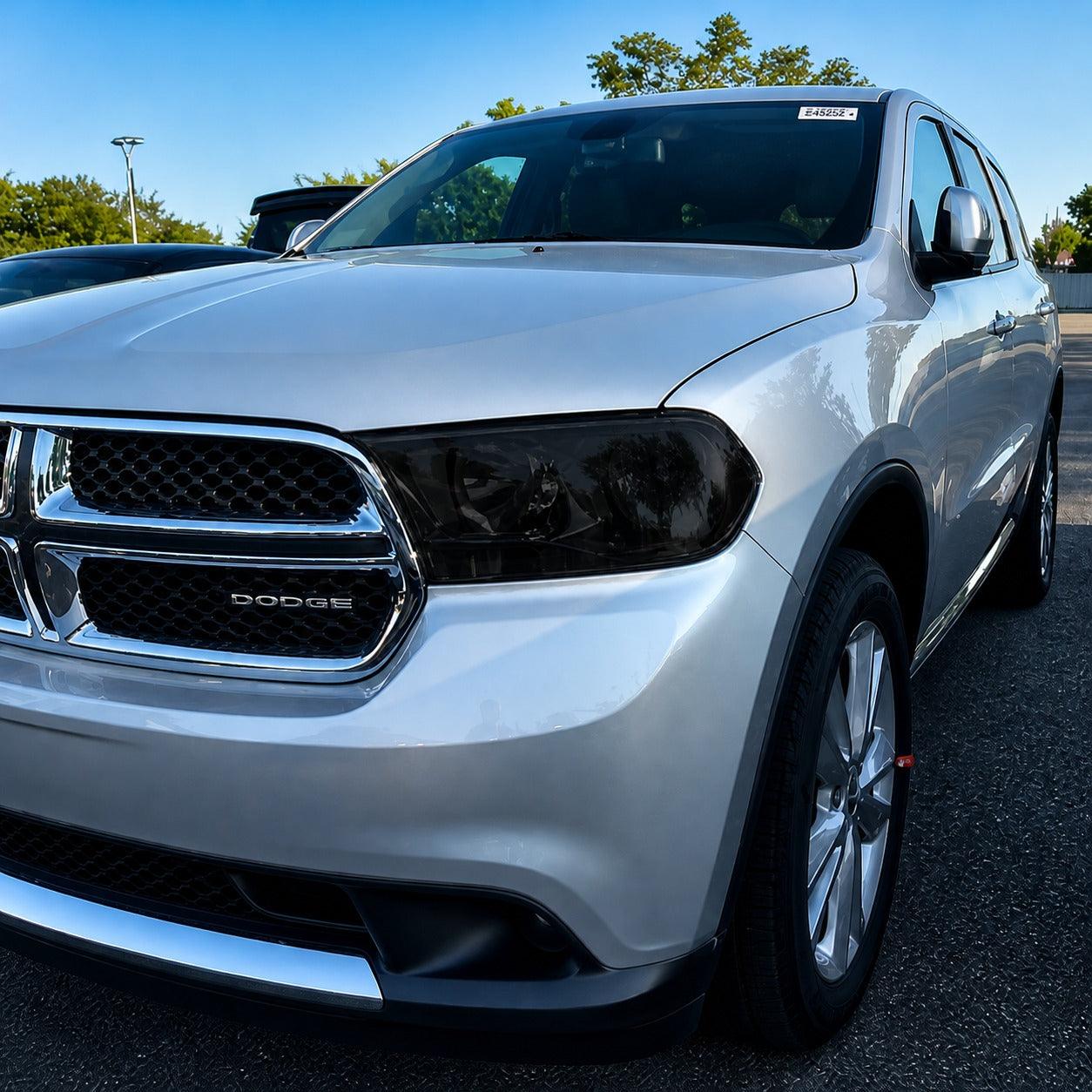 2011-2013 Dodge Durango | Headlight PreCut Tint Overlays