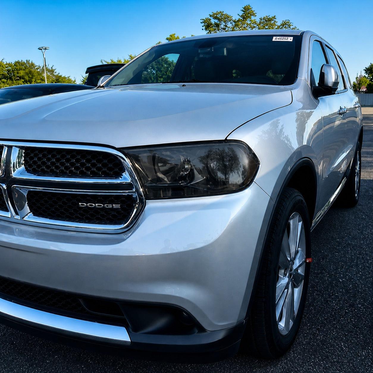 2011-2013 Dodge Durango | Headlight PreCut Tint Overlays