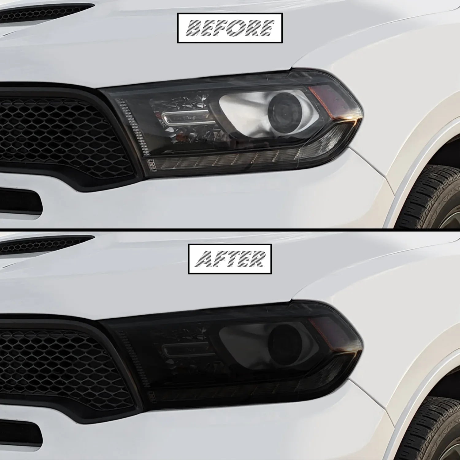 2014-2020 Dodge Durango | Headlight PreCut Tint Overlays