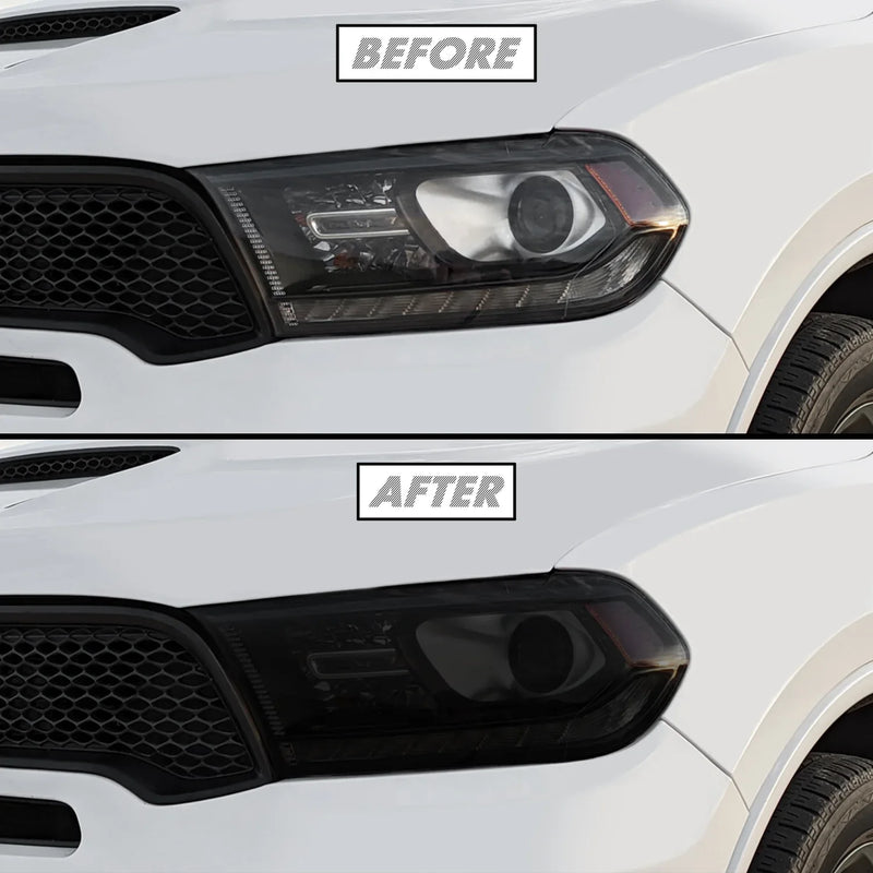 2014-2020 Dodge Durango | Headlight PreCut Tint Overlays