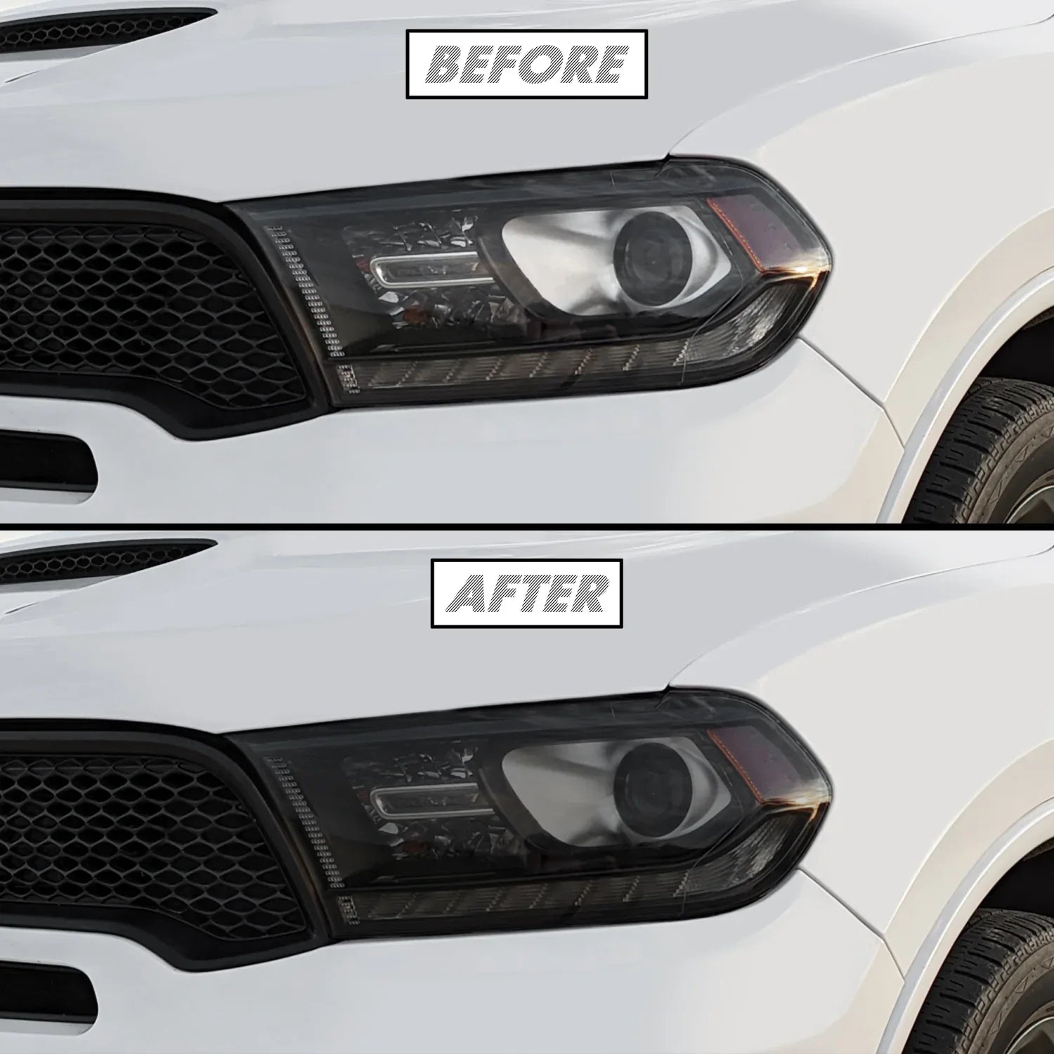 2014-2020 Dodge Durango | Headlight PreCut Tint Overlays