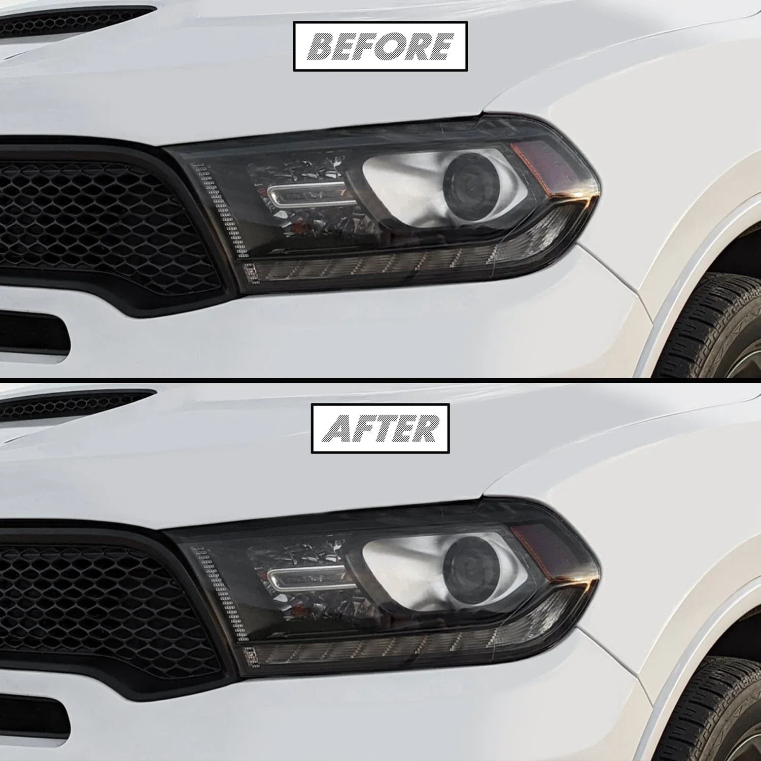 2014-2020 Dodge Durango | Headlight Side Marker PreCut Tint Overlays