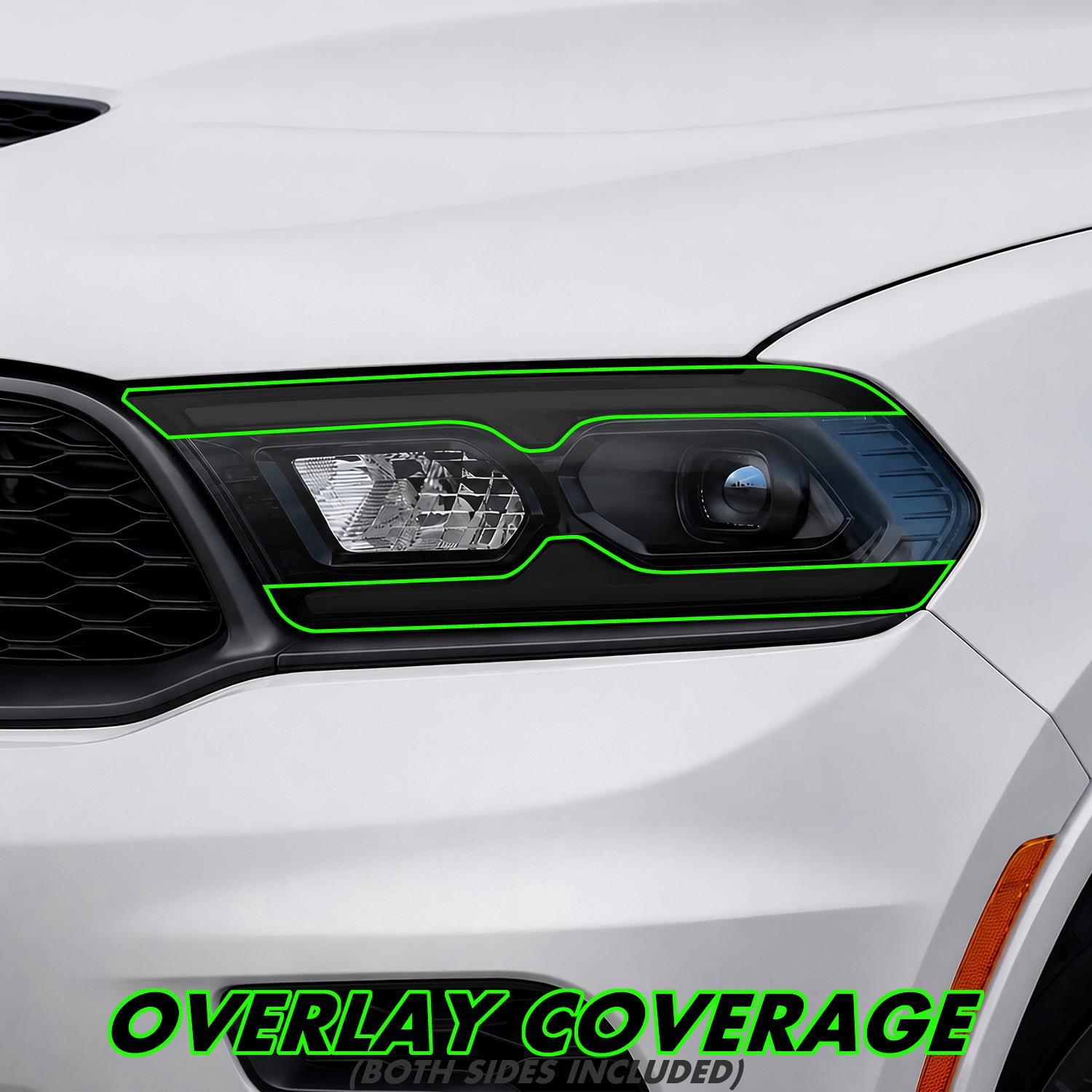 2021-2026 Dodge Durango | Headlight DRL PreCut Tint Overlays