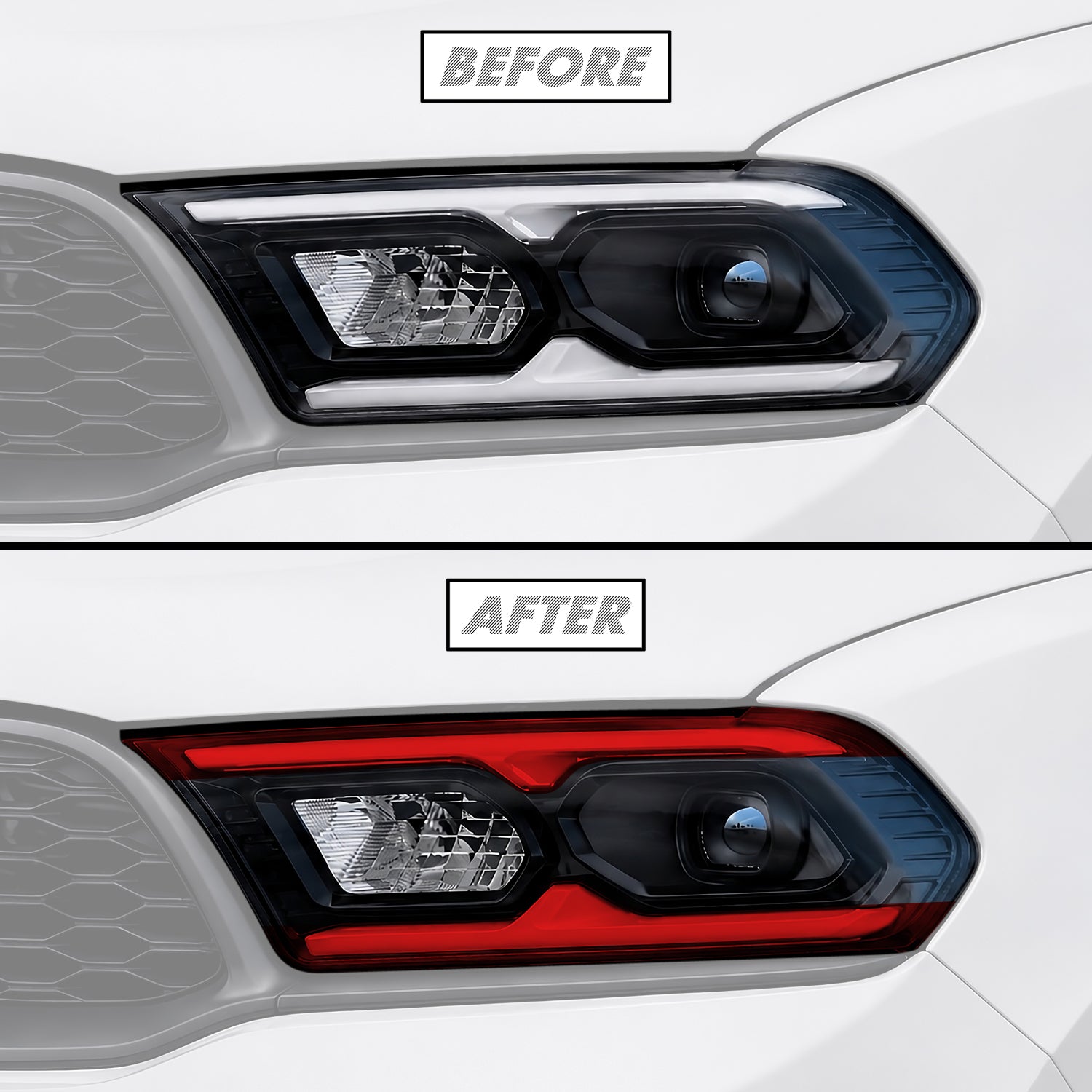 2021-2026 Dodge Durango | Headlight DRL PreCut Tint Overlays