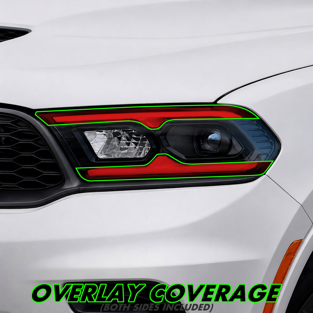 2021-2026 Dodge Durango | Headlight DRL PreCut Tint Overlays