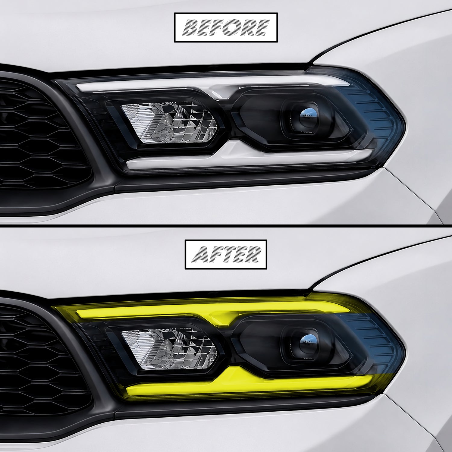 2021-2026 Dodge Durango | Headlight DRL PreCut Tint Overlays