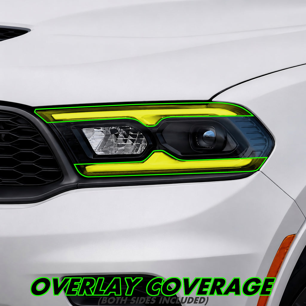 2021-2026 Dodge Durango | Headlight DRL PreCut Tint Overlays