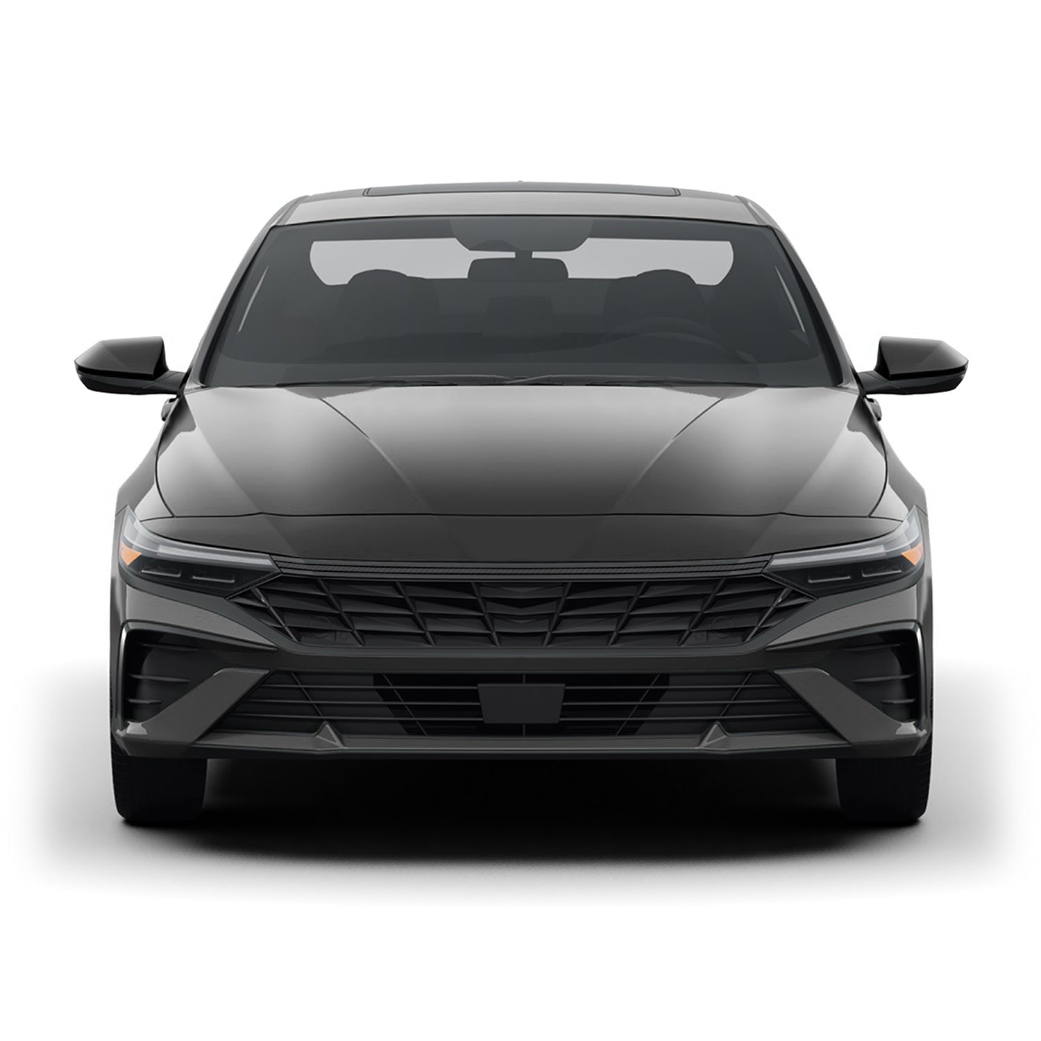 2024-2026 Hyundai Elantra | Front Grill Trim Chrome Delete PreCut Vinyl Wrap