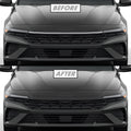 2024-2026 Hyundai Elantra | Front Grill Trim Chrome Delete PreCut Vinyl Wrap
