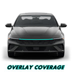 2024-2026 Hyundai Elantra | Front Grill Trim Chrome Delete PreCut Vinyl Wrap