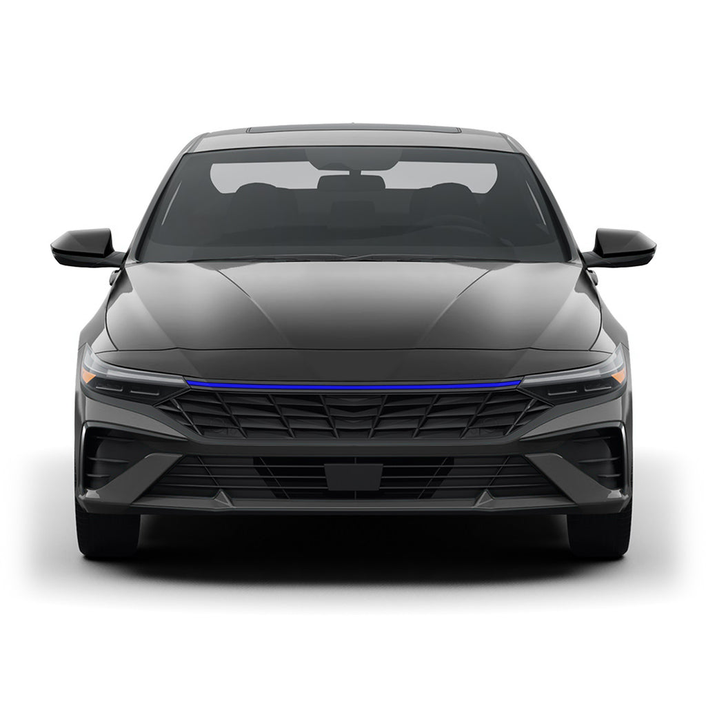 2024-2026 Hyundai Elantra | Front Grill Trim Chrome Delete PreCut Vinyl Wrap