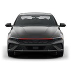 2024-2026 Hyundai Elantra | Front Grill Trim Chrome Delete PreCut Vinyl Wrap
