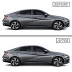 2024-2026 Hyundai Elantra | Window Trim Chrome Delete PreCut Vinyl Wrap
