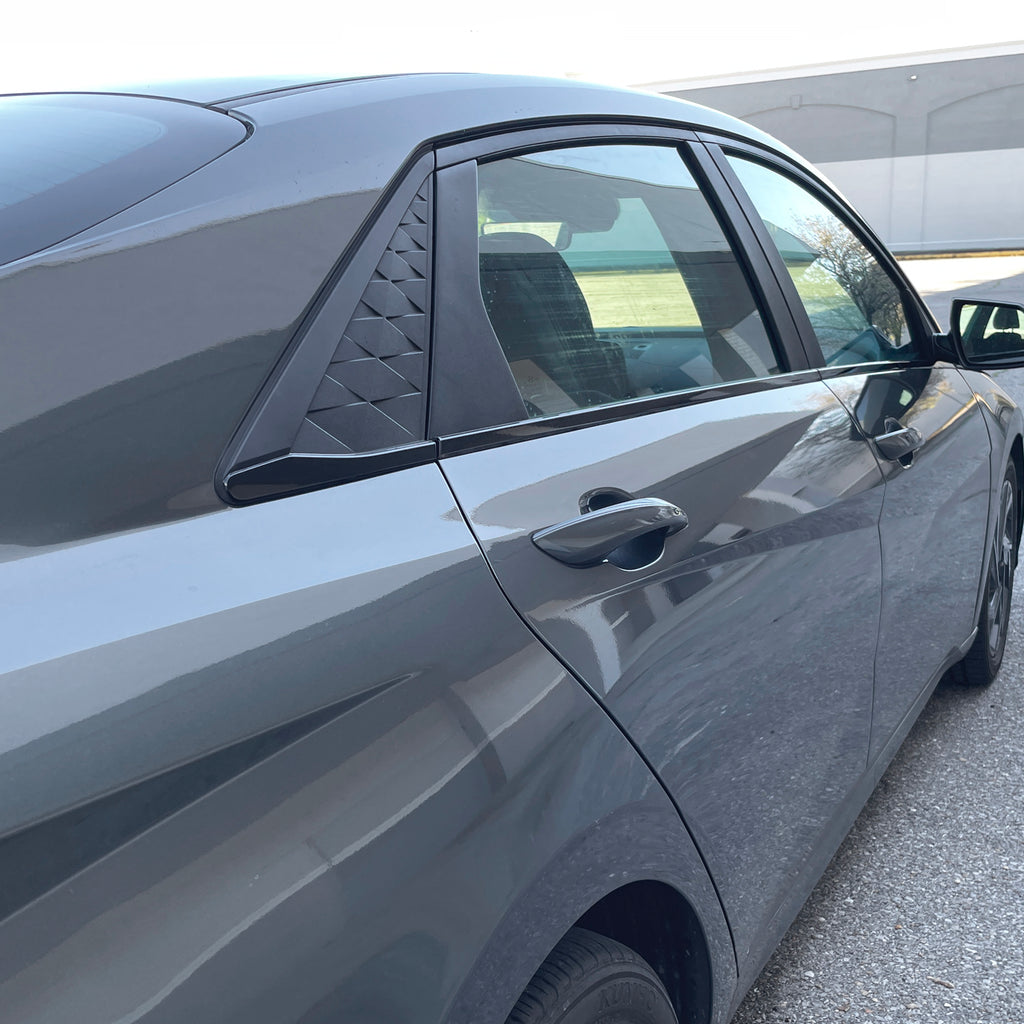2024-2026 Hyundai Elantra | Window Trim Chrome Delete PreCut Vinyl Wrap
