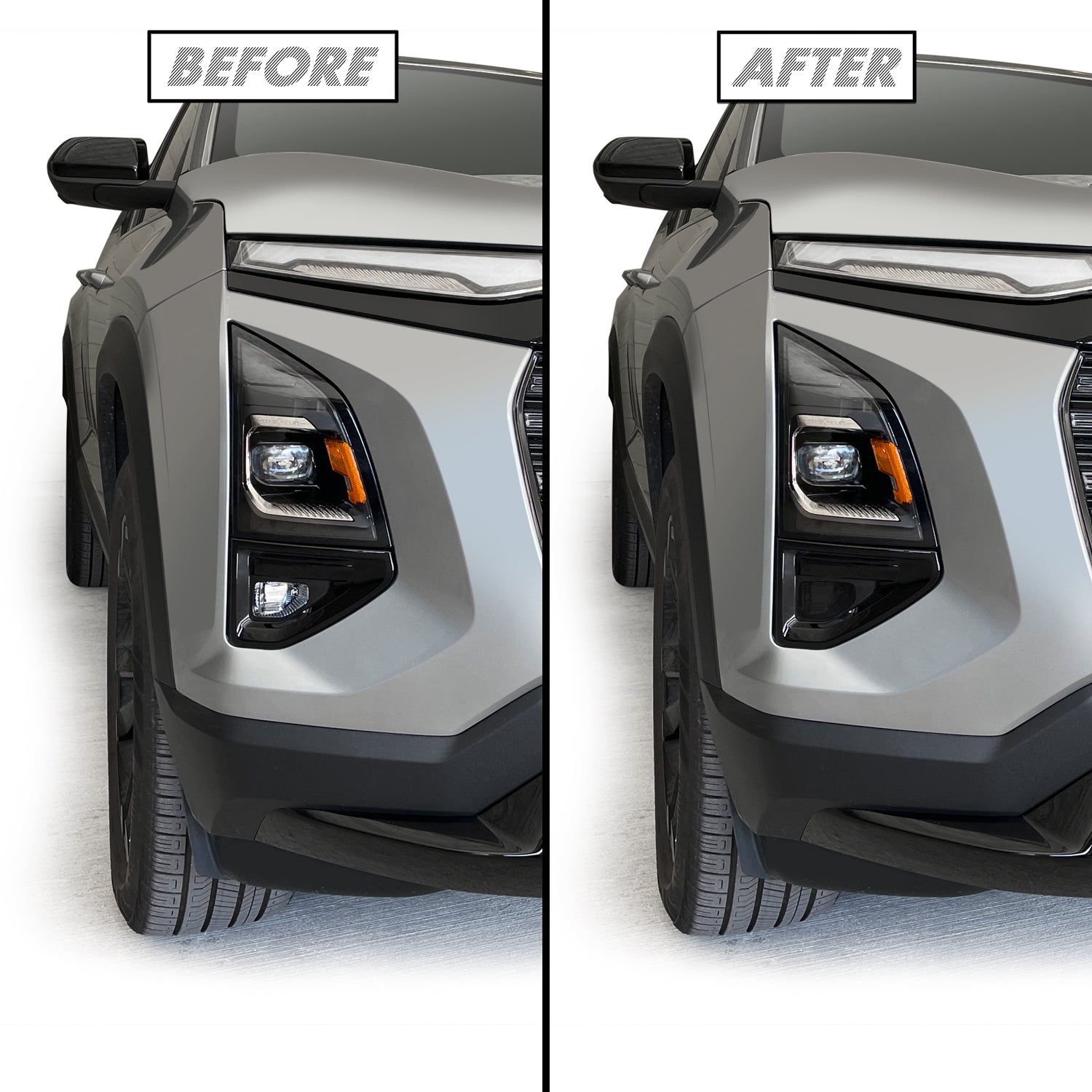 2025-2026 Chevrolet Equinox | Fog Light PreCut Tint Overlays