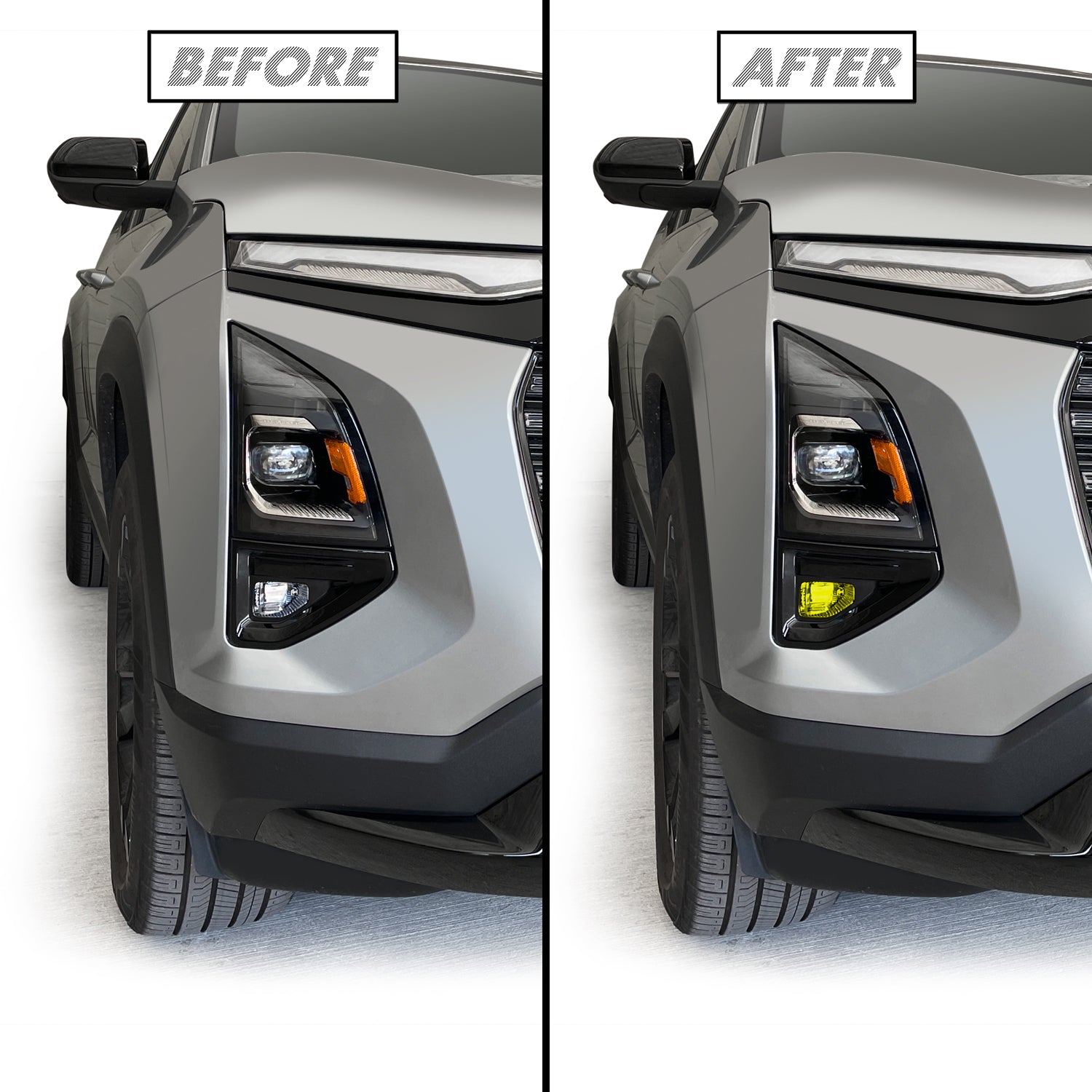 2025-2026 Chevrolet Equinox | Fog Light PreCut Tint Overlays