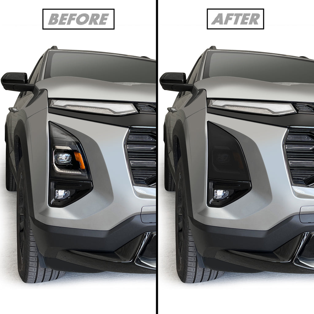 2025-2026 Chevrolet Equinox | Headlight PreCut Tint Overlays