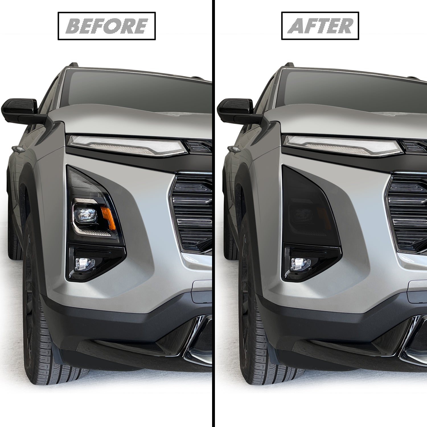 2025-2026 Chevrolet Equinox | Headlight PreCut Tint Overlays