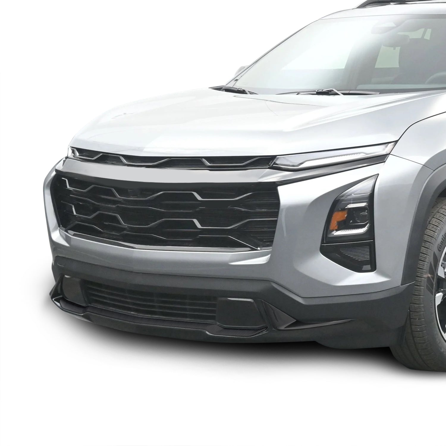 2025-2026 Chevrolet Equinox | Front Bumper Lower Lip Trim Chrome Delete PreCut Vinyl Wrap