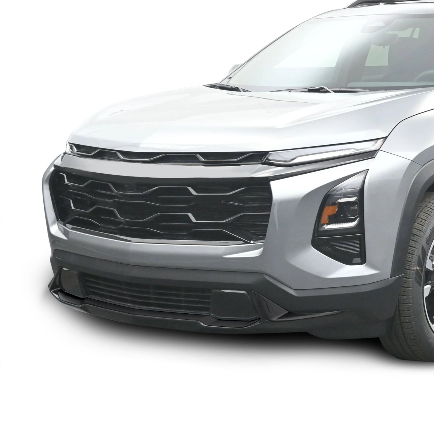 2025-2026 Chevrolet Equinox | Front Bumper Lower Lip Trim Chrome Delete PreCut Vinyl Wrap