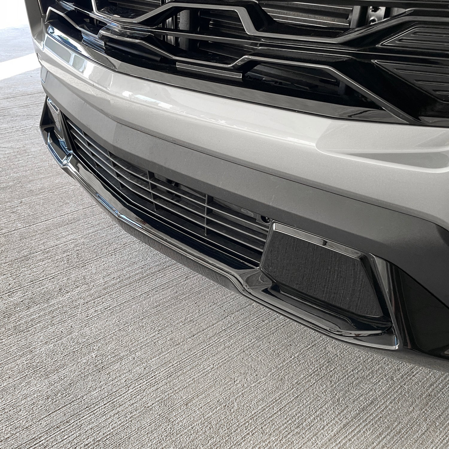2025-2026 Chevrolet Equinox | Front Bumper Lower Lip Trim Chrome Delete PreCut Vinyl Wrap