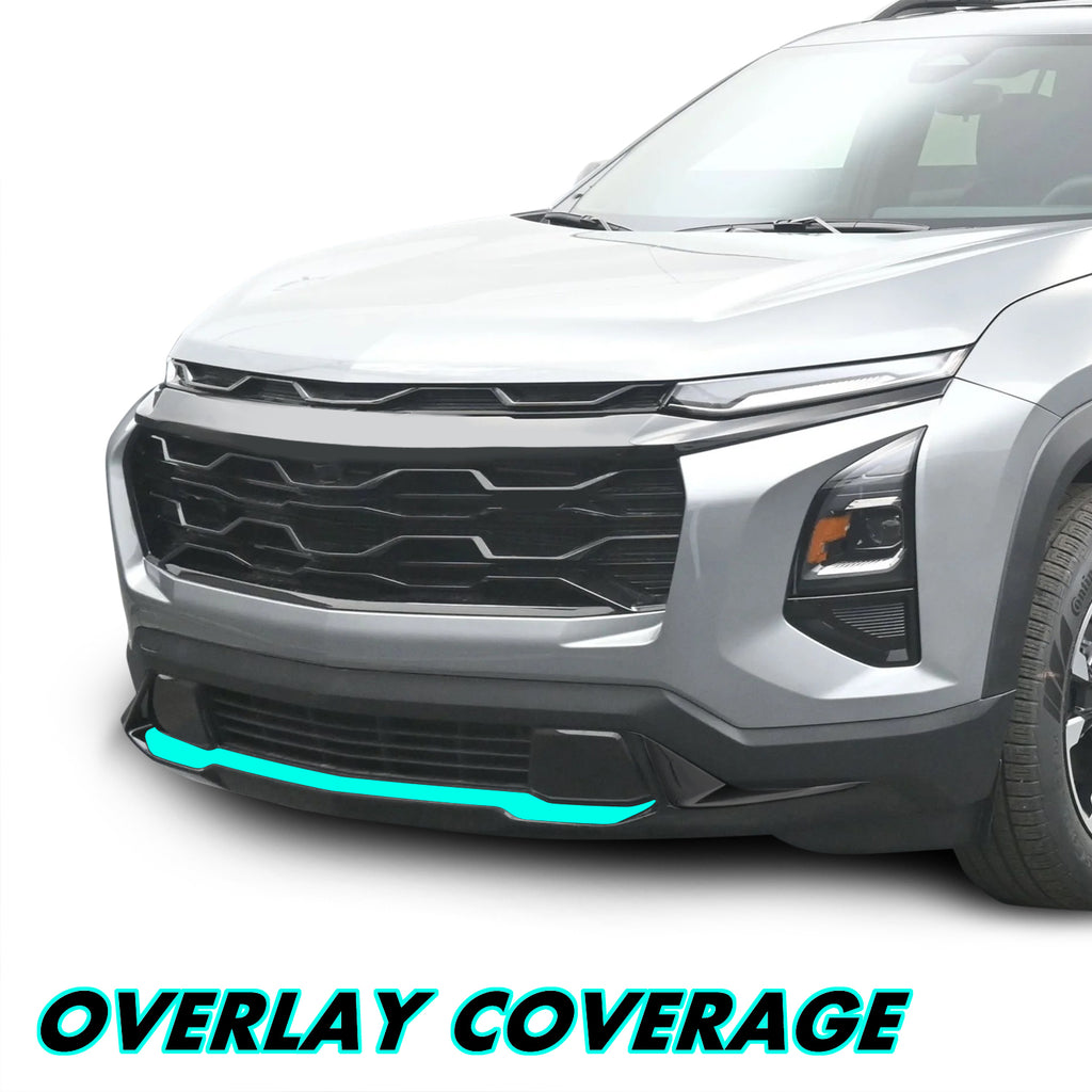 2025-2026 Chevrolet Equinox | Front Bumper Lower Lip Trim Chrome Delete PreCut Vinyl Wrap