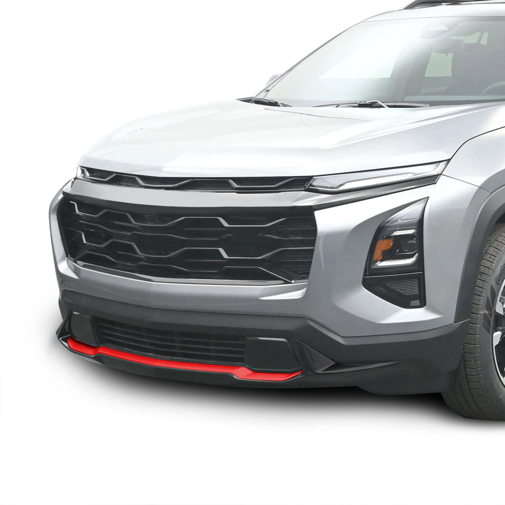 2025-2026 Chevrolet Equinox | Front Bumper Lower Lip Trim Chrome Delete PreCut Vinyl Wrap
