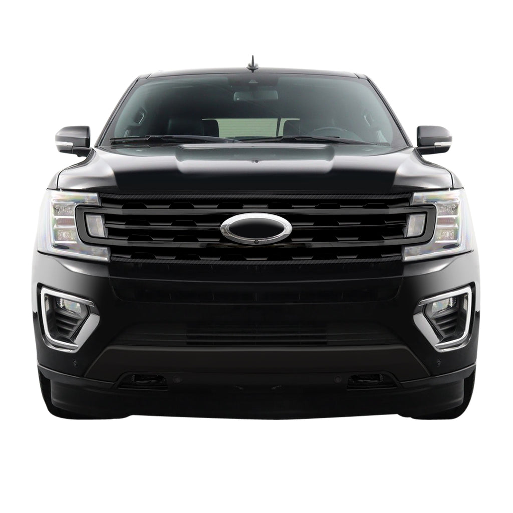 2018-2021 Ford Expedition | Front Grill Trim Chrome Delete PreCut Vinyl Wrap