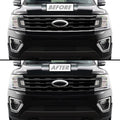 2018-2021 Ford Expedition | Front Grill Trim Chrome Delete PreCut Vinyl Wrap