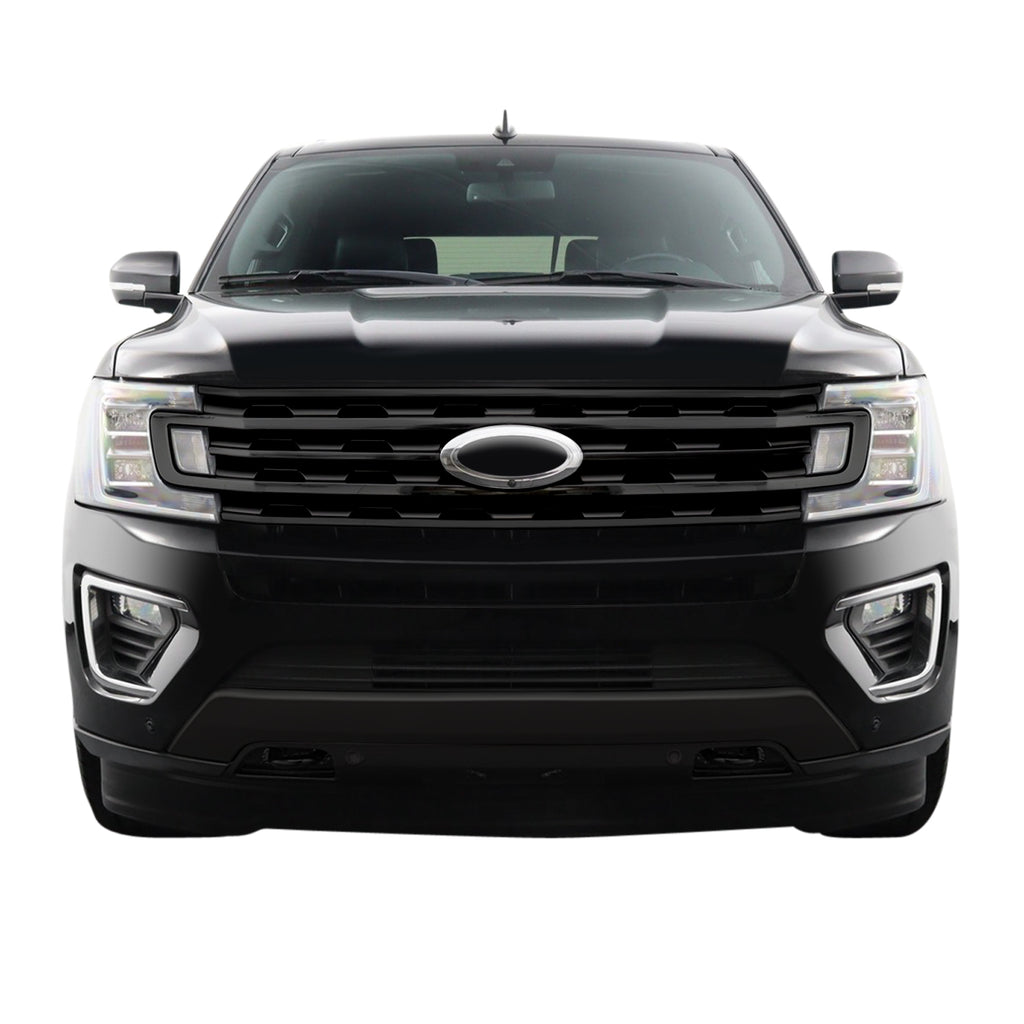 2018-2021 Ford Expedition | Front Grill Trim Chrome Delete PreCut Vinyl Wrap