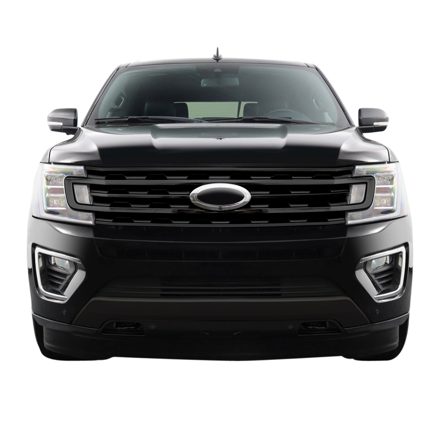 2018-2021 Ford Expedition | Front Grill Trim Chrome Delete PreCut Vinyl Wrap