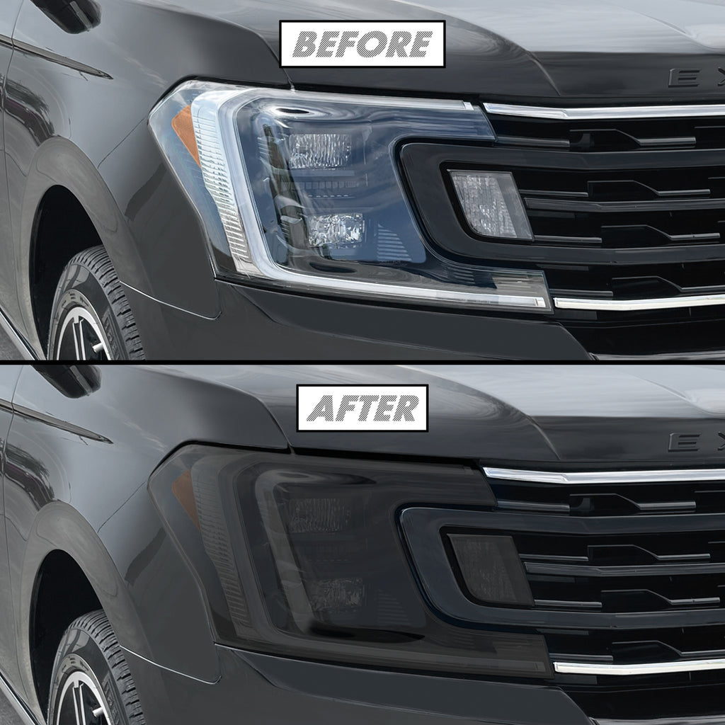 2018-2021 Ford Expedition | Headlight PreCut Tint Overlays