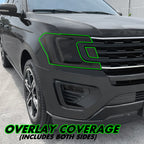 2018-2021 Ford Expedition | Headlight PreCut Tint Overlays