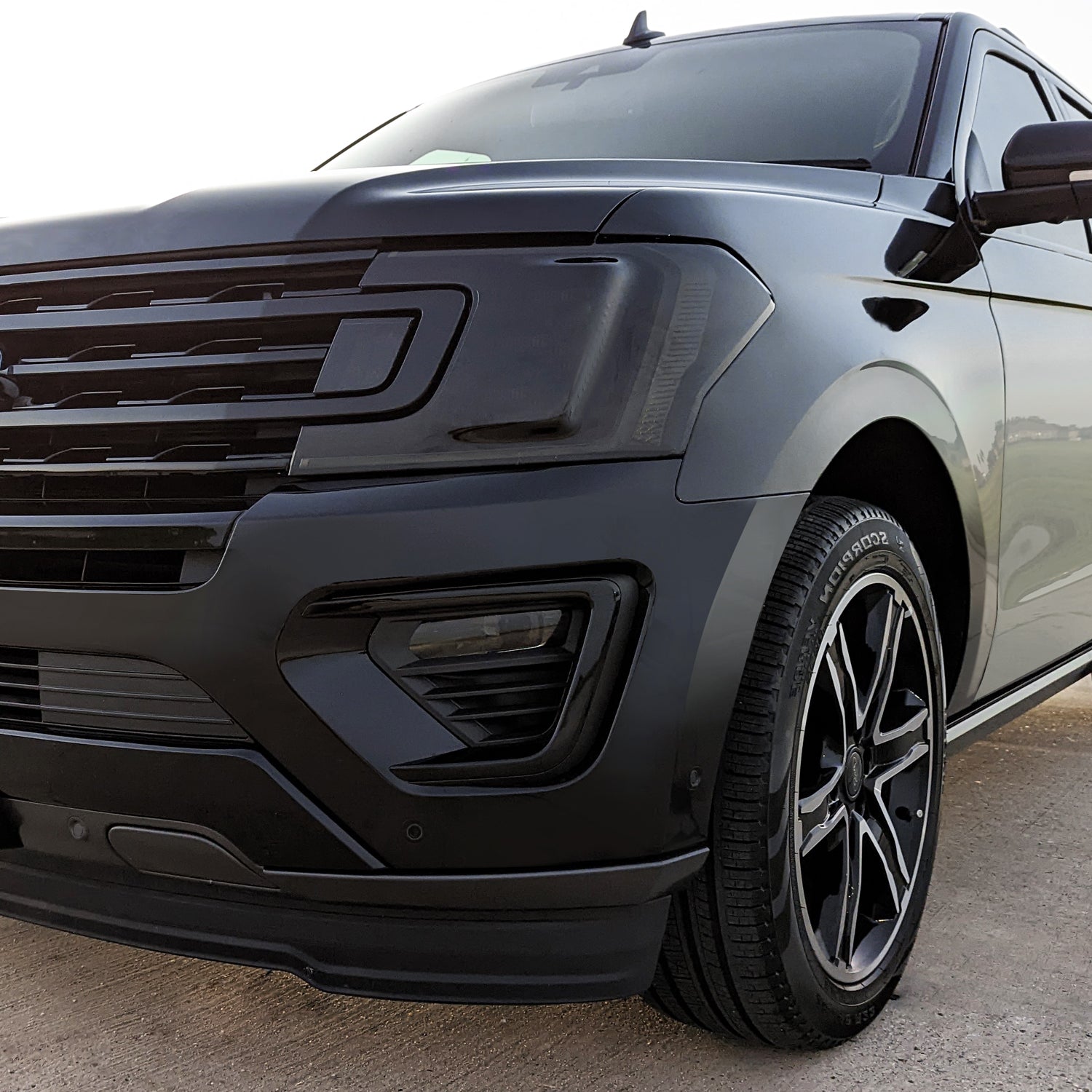 2018-2021 Ford Expedition | Headlight PreCut Tint Overlays