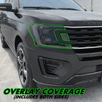 2018-2021 Ford Expedition | Headlight PreCut Tint Overlays