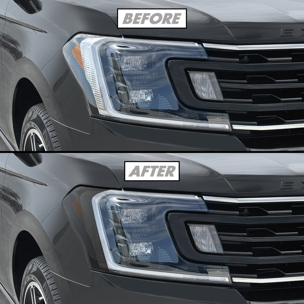 2018-2021 Ford Expedition | Headlight Side Marker PreCut Tint Overlays