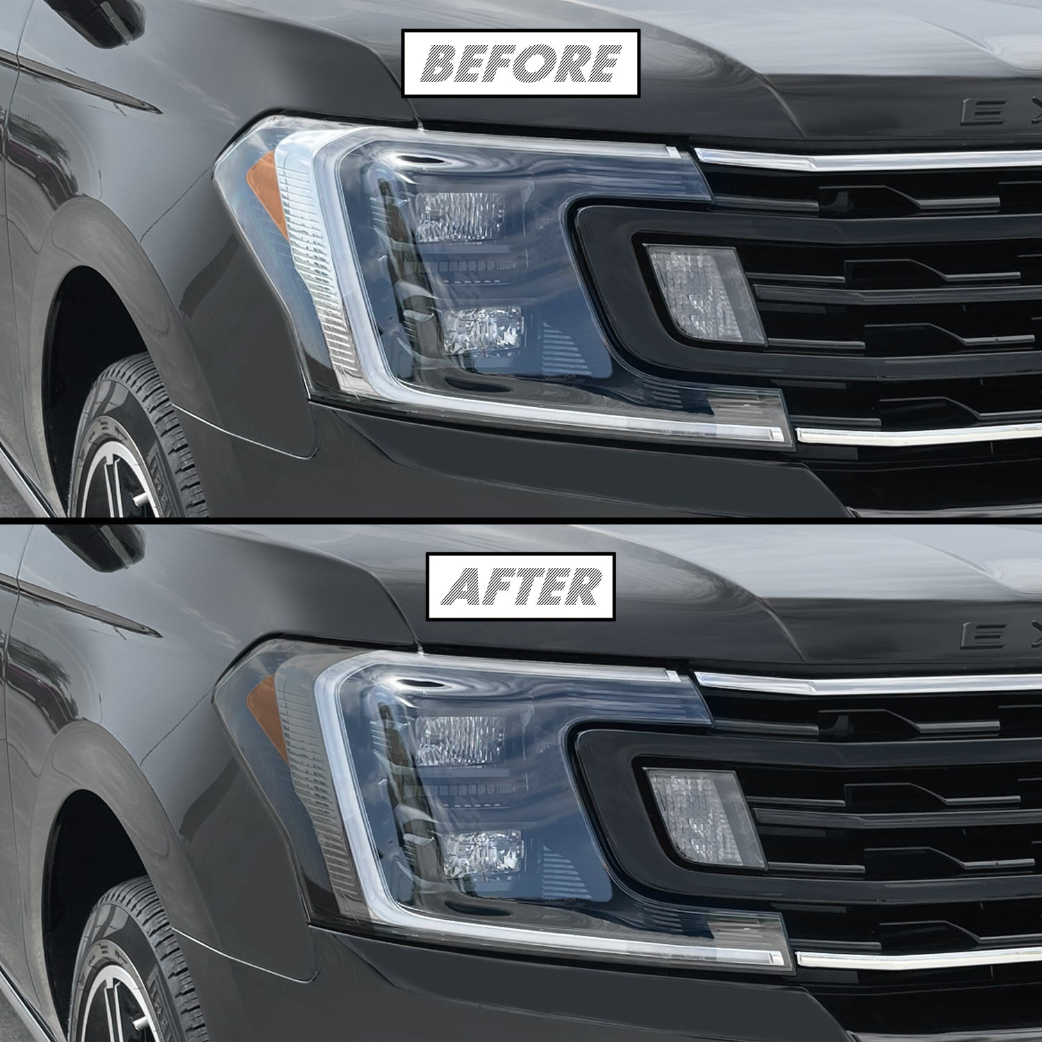 2018-2021 Ford Expedition | Headlight Side Marker PreCut Tint Overlays